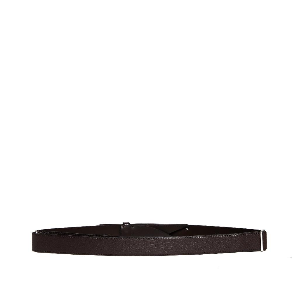 Sorelle Perego cintura nobuckle pelle martellata testa di moro Moda