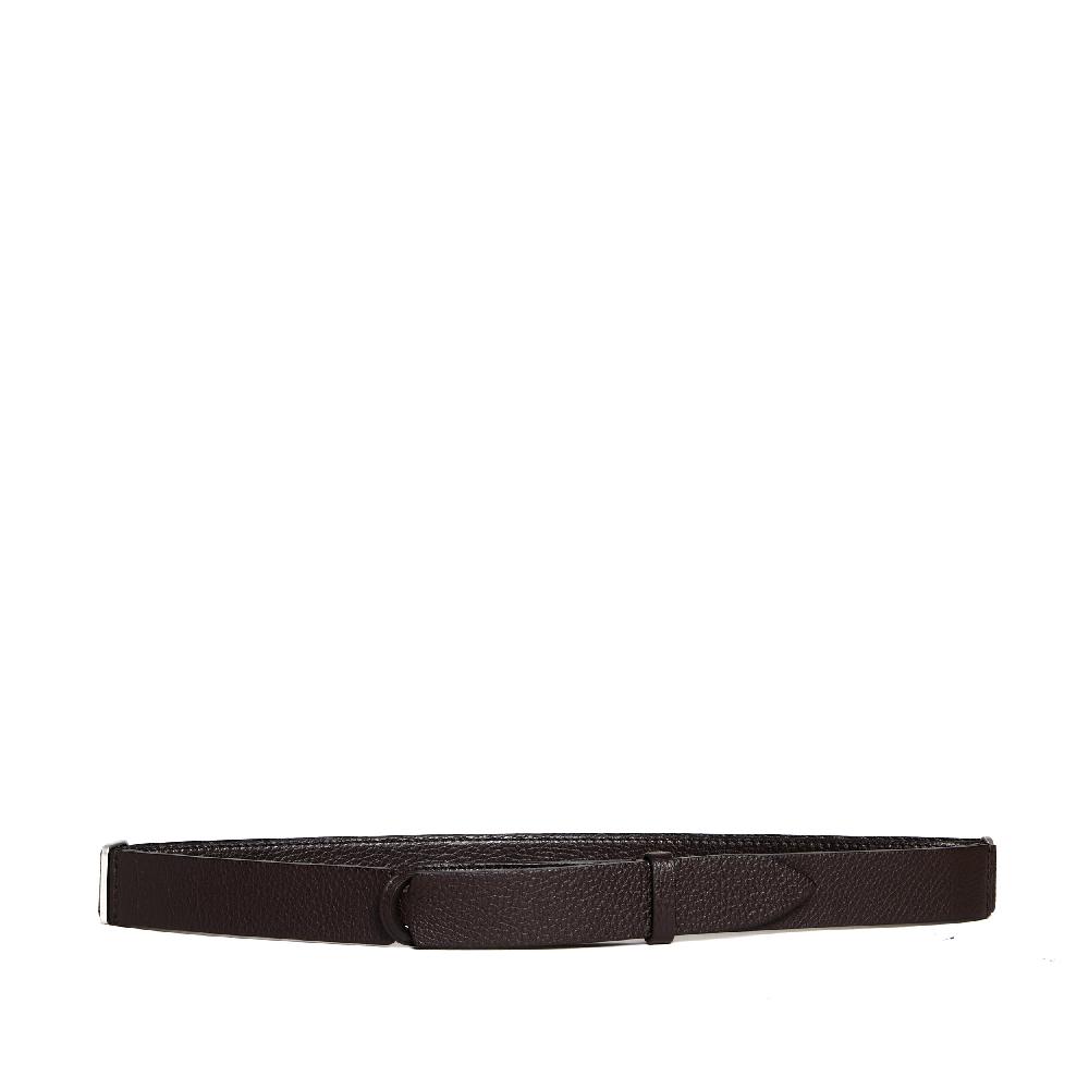 Sorelle Perego cintura nobuckle pelle martellata testa di moro Moda
