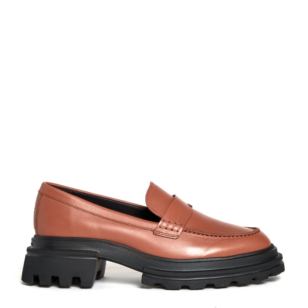 Sorelle Perego mocassino pelle cuoio Nuovo