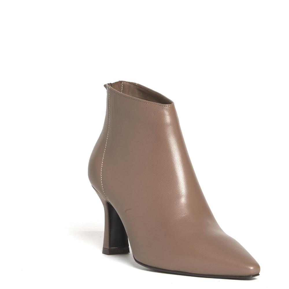 Sorelle Perego stivaletto pelle tortora tacco 75 mm Acquista Ora