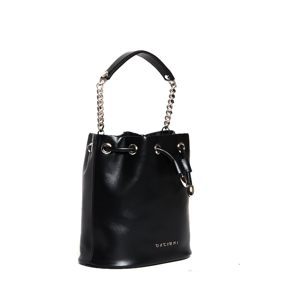 Sorelle Perego secchiello mini pelle nero