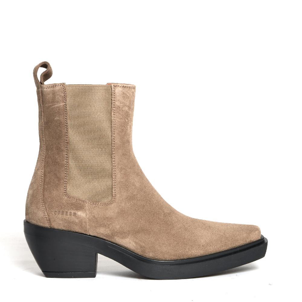 Sorelle Perego texano camoscio taupe