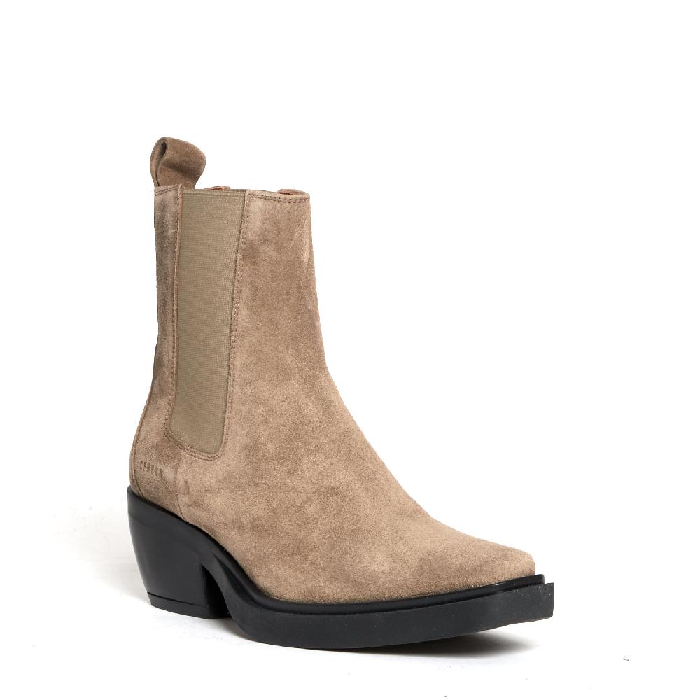 Sorelle Perego texano camoscio taupe Saldi