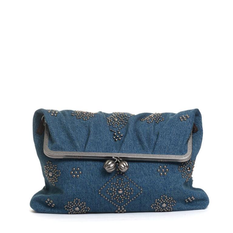 Sorelle Perego borsa in jeans tasca