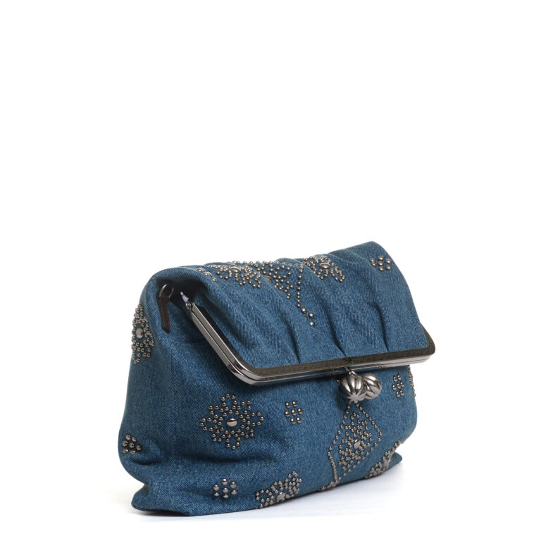 Sorelle Perego borsa in jeans tasca Italy