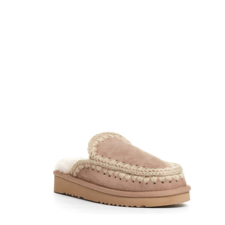 Sorelle Perego eskimo ciabatta camoscio beige Consegna Veloce