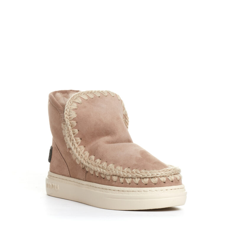 Sorelle Perego boot eskimo fondo sneakers camoscio nude Shopping Online