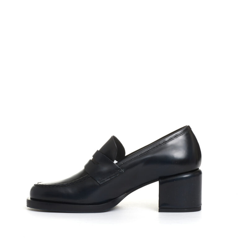 Sorelle Perego mocassino tacco 50 mm blu notte Prezzo Ridotto