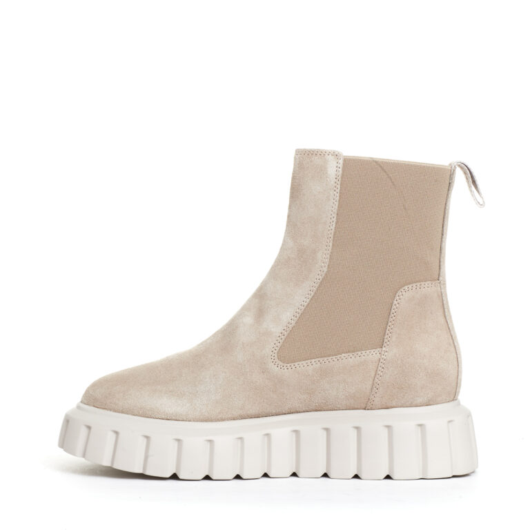 Sorelle Perego chelsea boot camoscio beige Novità