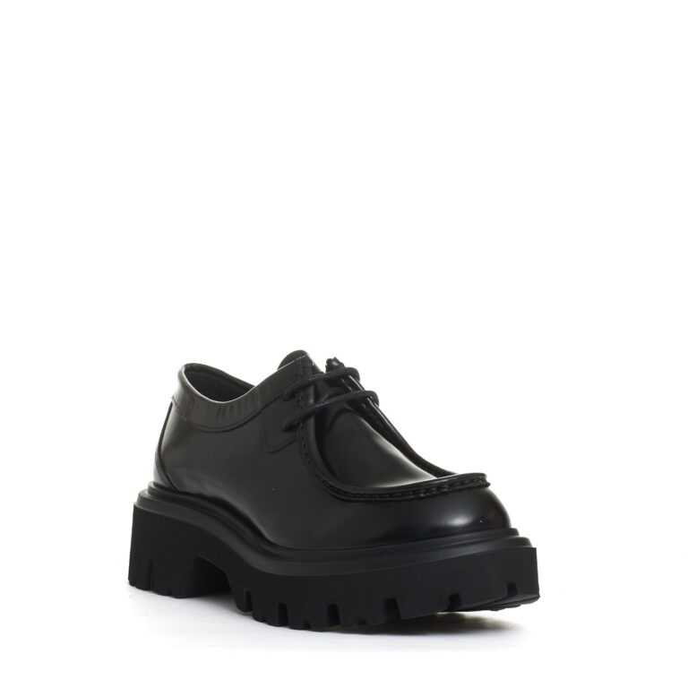 Sorelle Perego norvegese pelle nera Presa