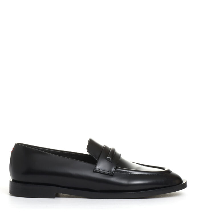 Sorelle Perego mocassino abrasivato nero Saldi Di Fabbrica