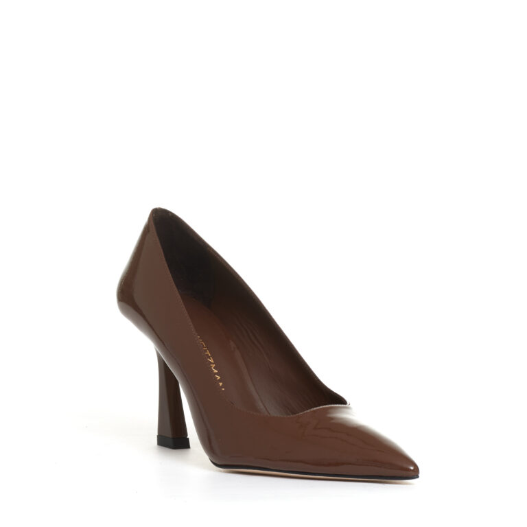 Sorelle Perego pump vernice caffè tacco 85 mm Moda