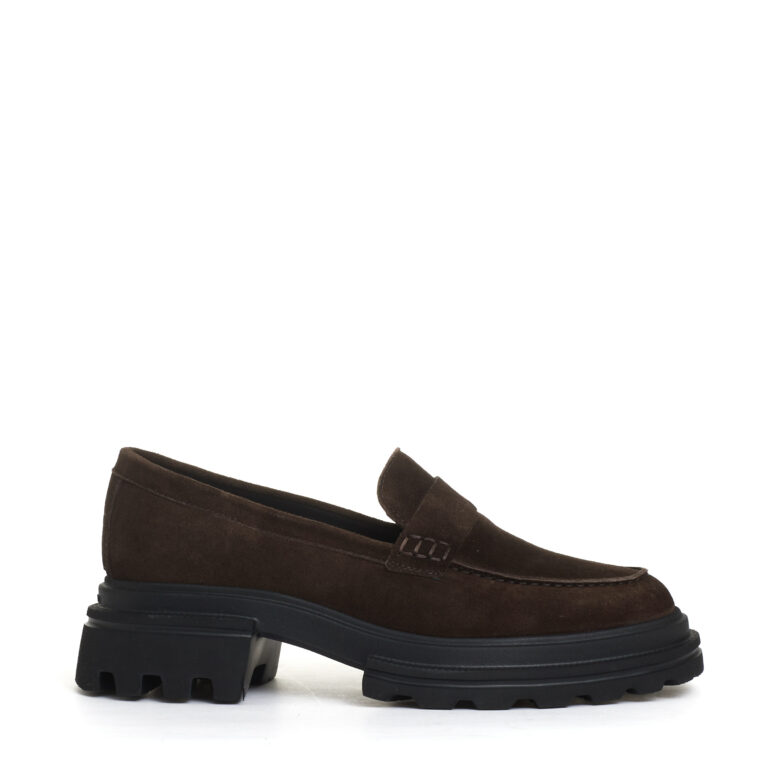 Sorelle Perego mocassino camoscio marrone 2025