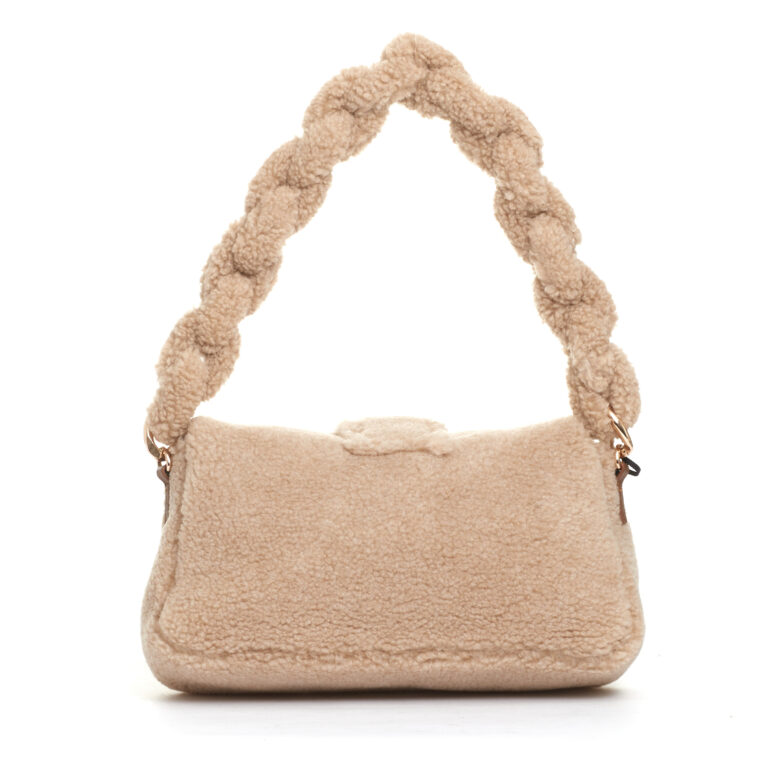 Sorelle Perego borsa teddy beige con orsetto metallo Spedizione Gratuita