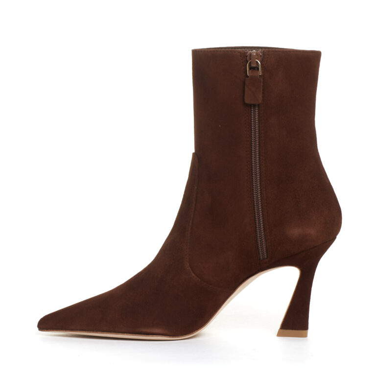 Sorelle Perego stivaletto camoscio caffe tacco 80 mm Shopping Online