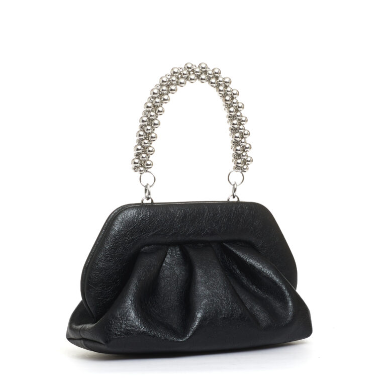 Sorelle Perego clutch manico catena nera Prezzo Ridotto