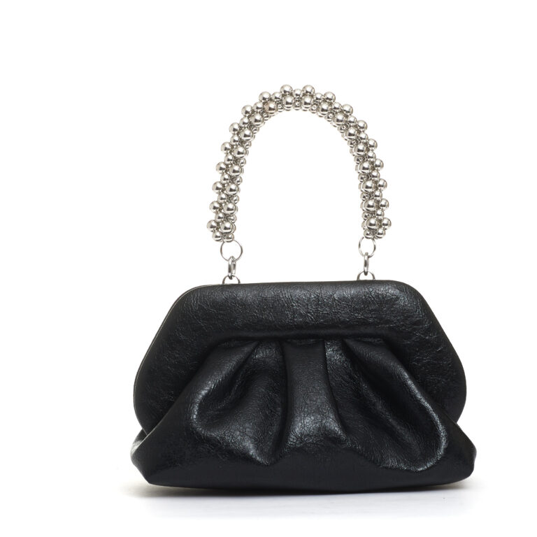 Sorelle Perego clutch manico catena nera Prezzo Ridotto
