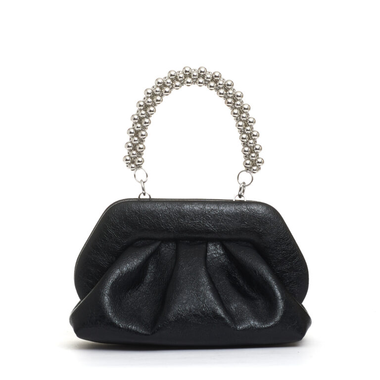 Sorelle Perego clutch manico catena nera Prezzo Ridotto