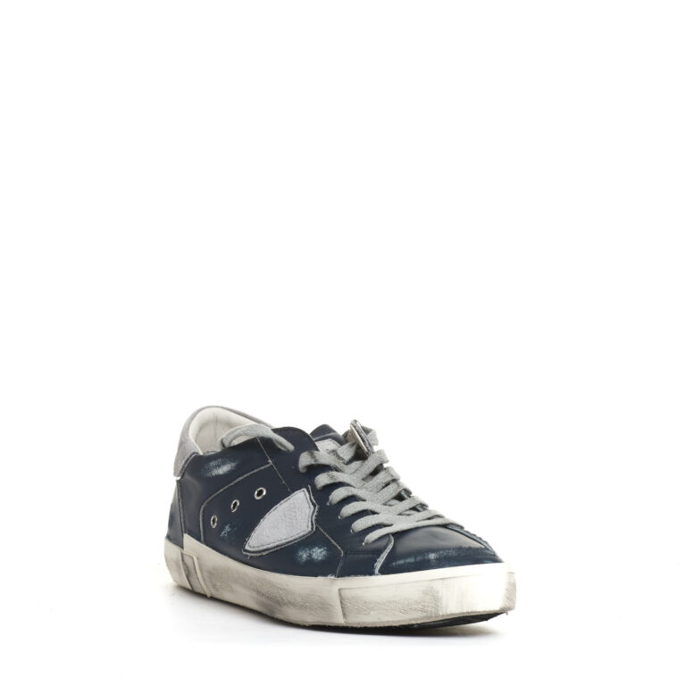 Sorelle Perego Paris pelle blu e grigia Offerta
