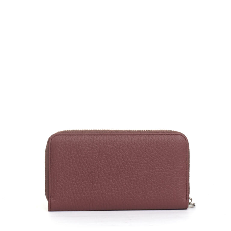 Sorelle Perego portafoglio zip around Bordeaux Economico