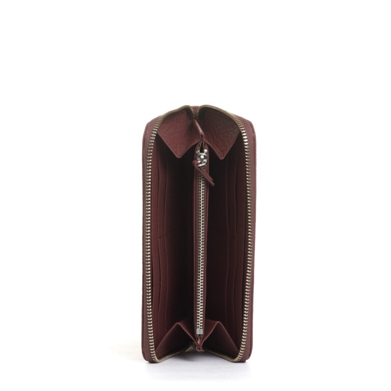 Sorelle Perego portafoglio zip around Bordeaux Economico