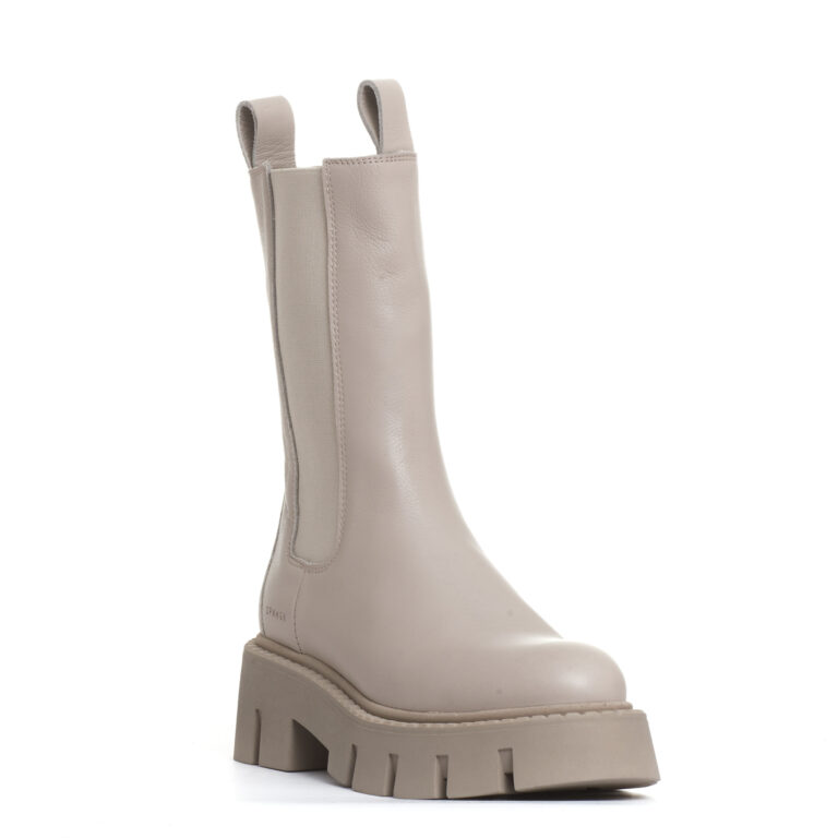Sorelle Perego chelsea boot fondo carroramato pelle beige In Vendita