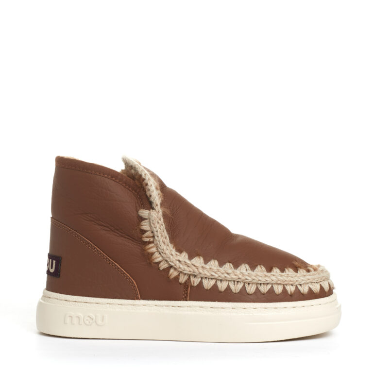 Sorelle Perego boot eskimo fondo sneakers pelle cuoio