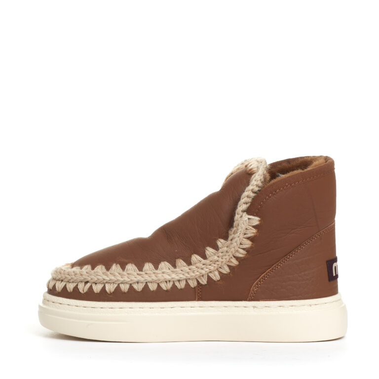 Sorelle Perego boot eskimo fondo sneakers pelle cuoio Vendita Calda