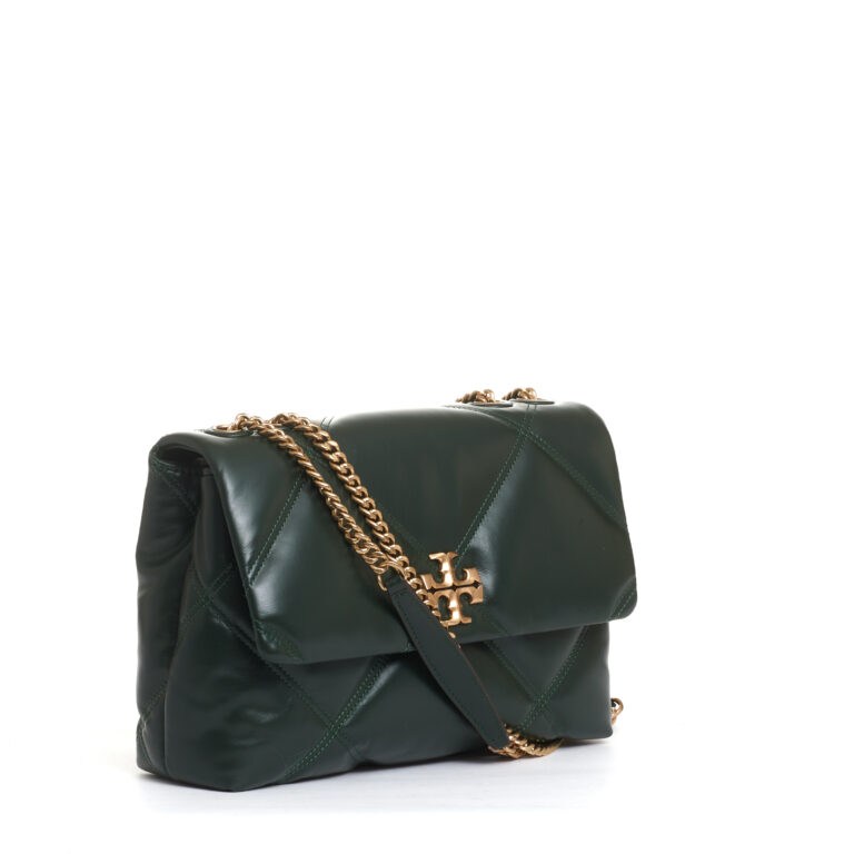 Sorelle Perego kira diamond big shoulder bag verde In Saldo