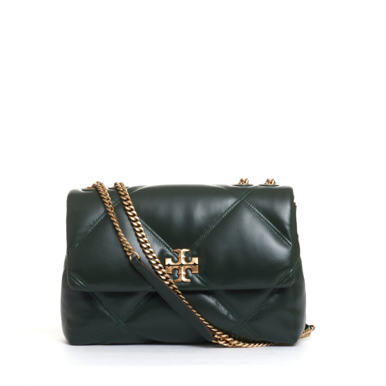 Sorelle Perego kira diamond big shoulder bag verde In Saldo