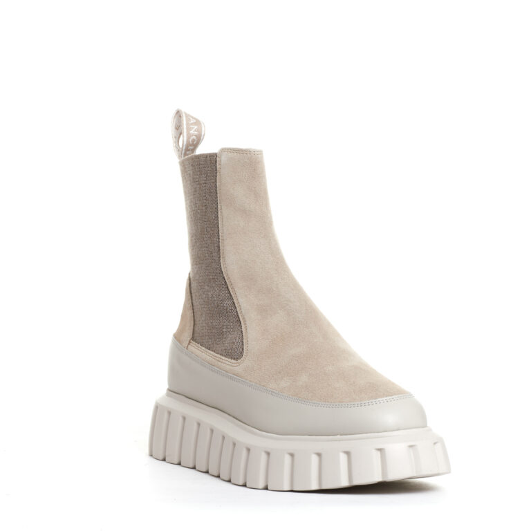 Sorelle Perego chelsea boot pelle beige e camoscio I Più Venduti