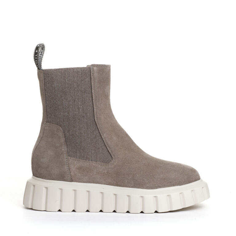 Sorelle Perego chelsea boot camoscio grigio 2025