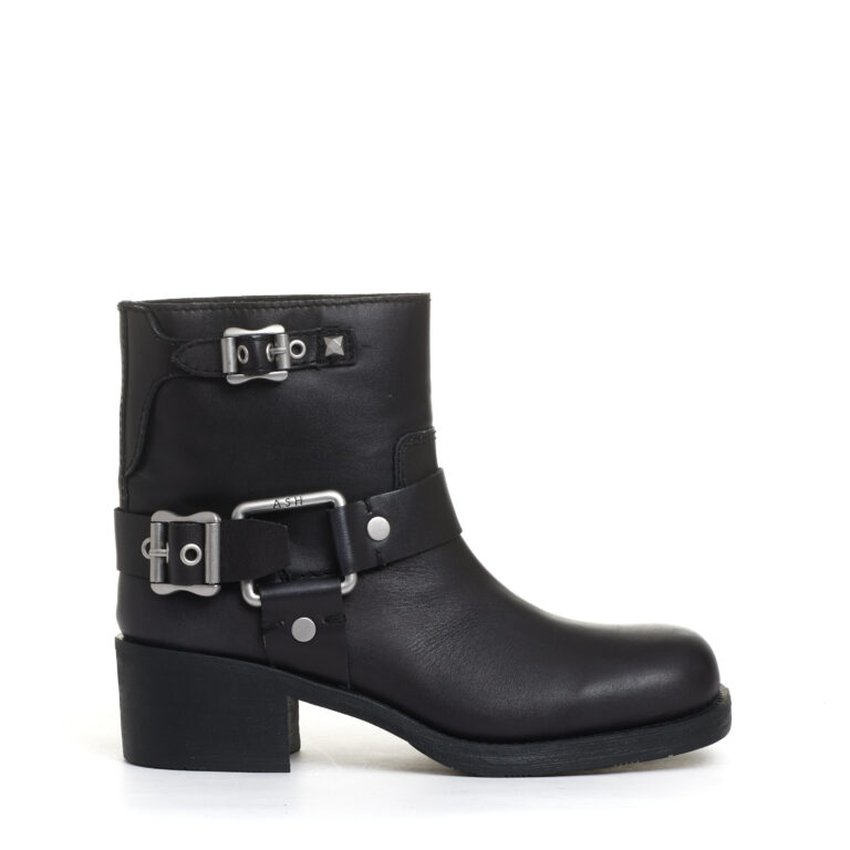 Sorelle Perego biker basso con fibbie nero Qualità
