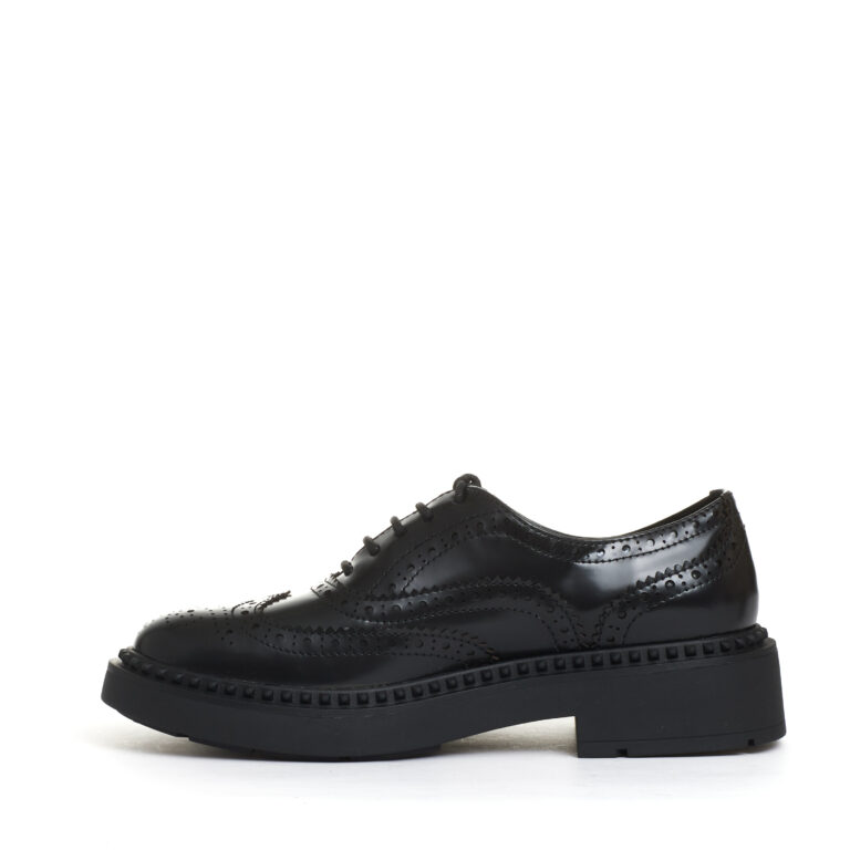 Sorelle Perego stringata pelle nera inglese Vendita