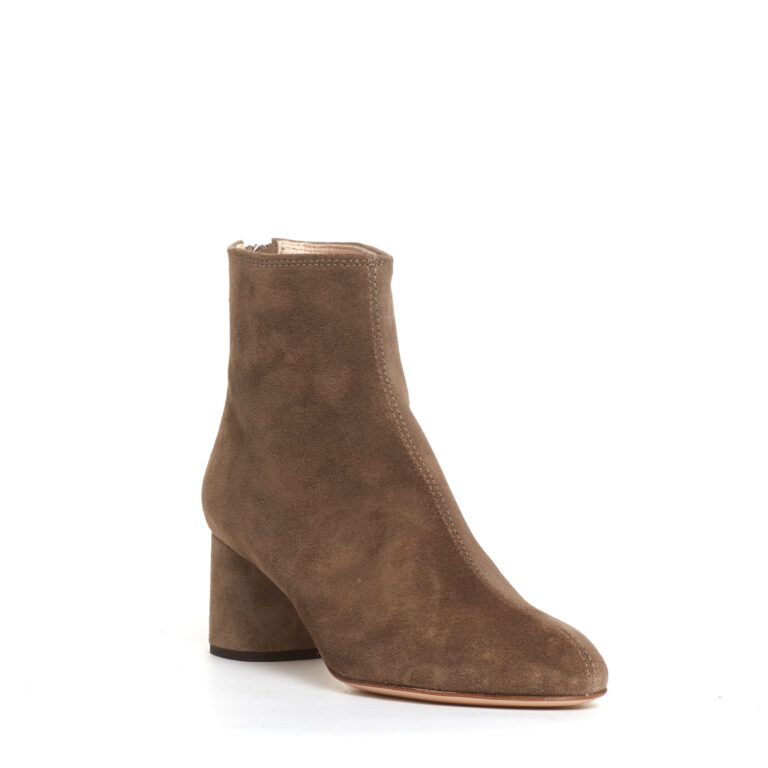 Sorelle Perego stivaletto camoscio taupe tacco 60 mm Promozione