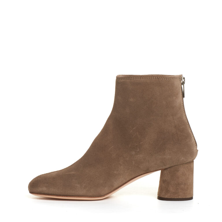 Sorelle Perego stivaletto camoscio taupe tacco 60 mm Promozione