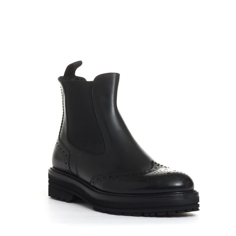 Sorelle Perego beatles inglese pelle nera Pezzi Unici