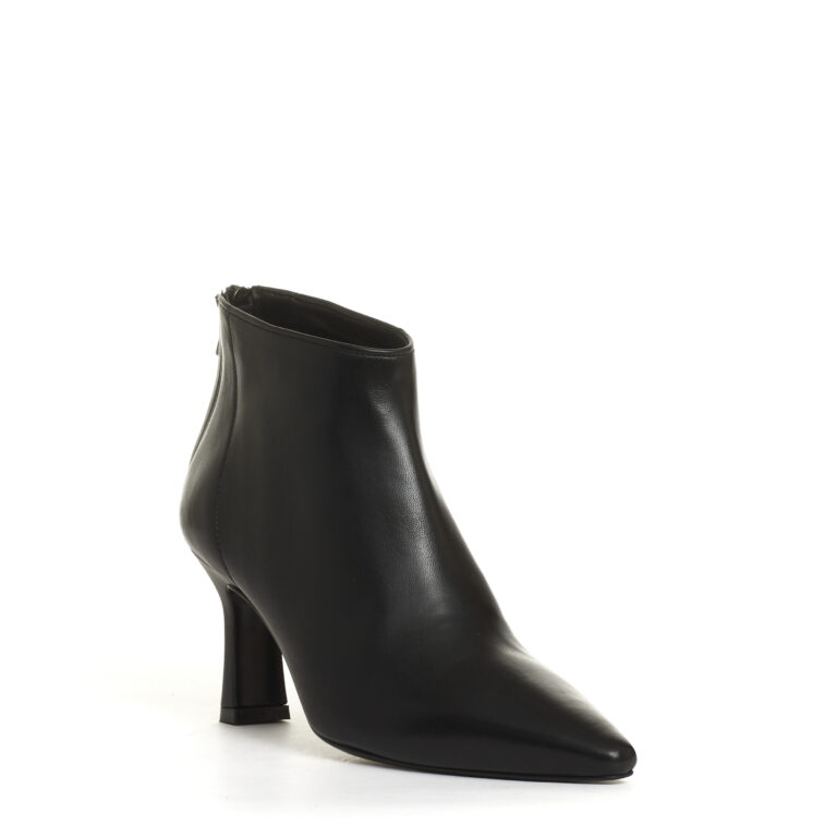 Sorelle Perego stivaletto pelle nera tacco 70 mm Soddisfazione Garantita