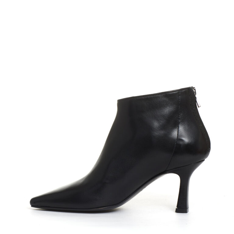 Sorelle Perego stivaletto pelle nera tacco 70 mm Soddisfazione Garantita
