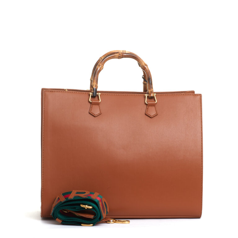 Sorelle Perego tote bag cuoio grande con Teddy e tracolla Affare Del Giorno