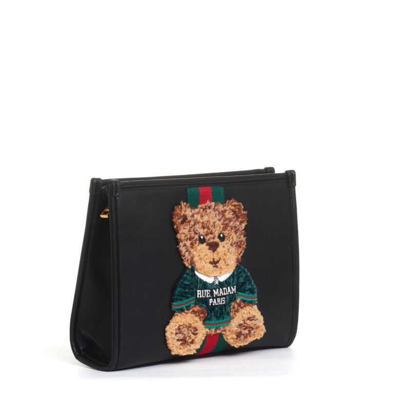 Sorelle Perego clutch nera con Teddy Novità
