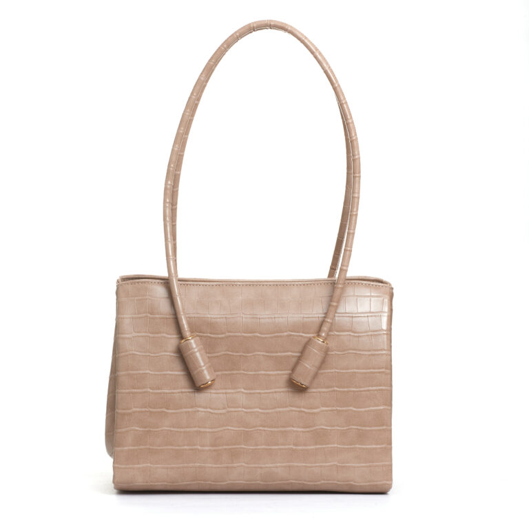 Sorelle Perego borsa in cocco taupe