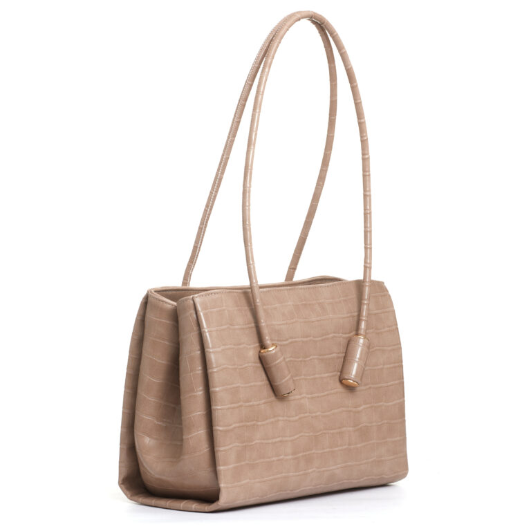 Sorelle Perego borsa in cocco taupe Vendite Flash