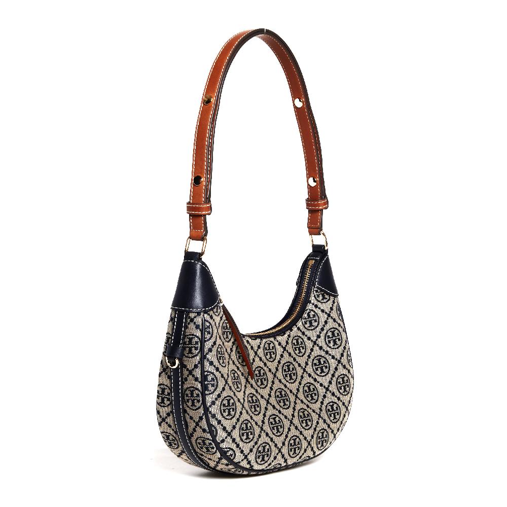 Sorelle Perego crescent bag tory burch navy Italy