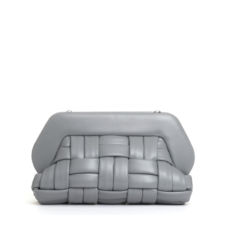 Sorelle Perego clutch intreccio grigio Italia