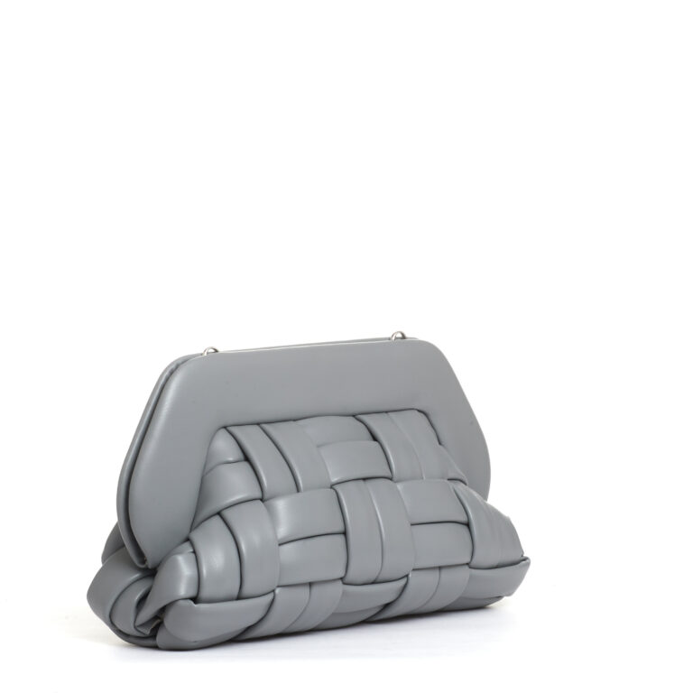 Sorelle Perego clutch intreccio grigio Italia