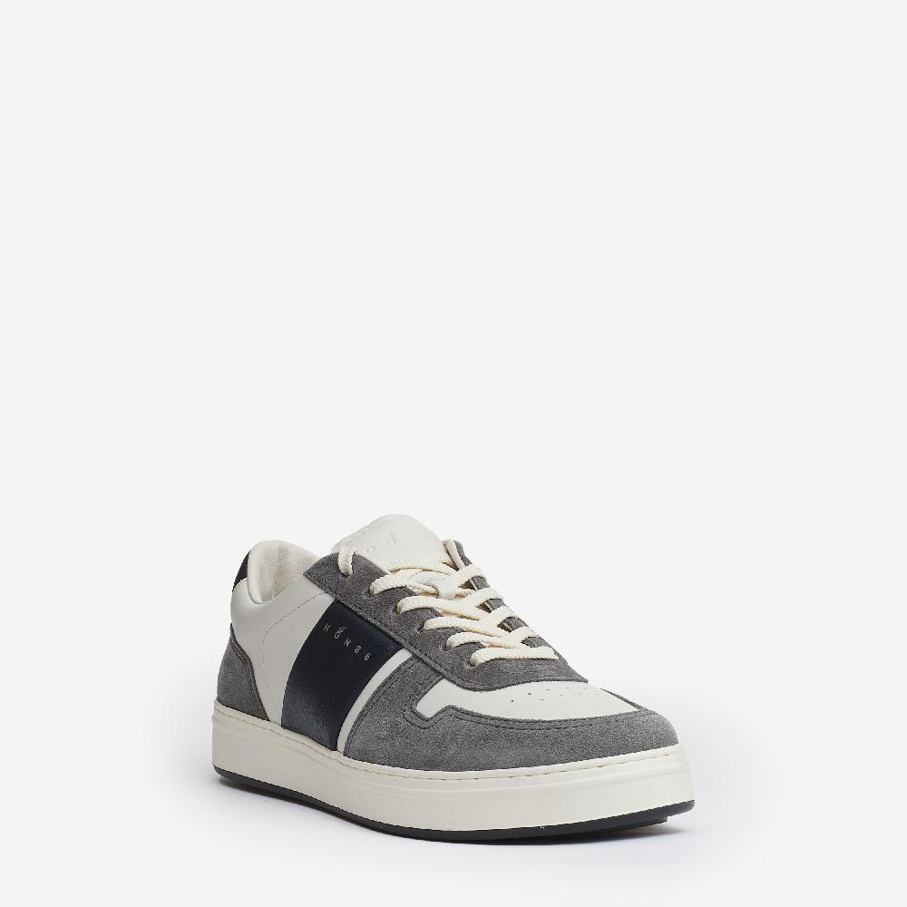 Sorelle Perego H TV sneakers pelle bianco grigio Consegna Veloce