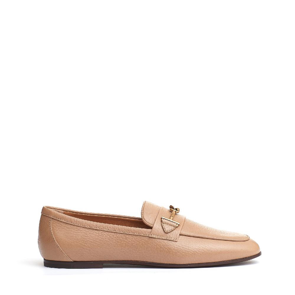 Sorelle Perego mocassino fibbia pelle beige Novità