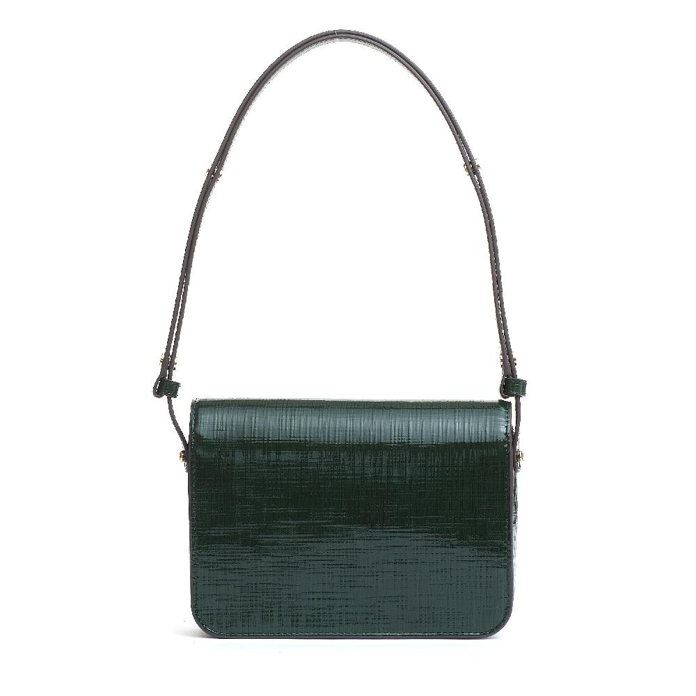 Sorelle Perego robinson crosshatched spazzolato verde In Vendita