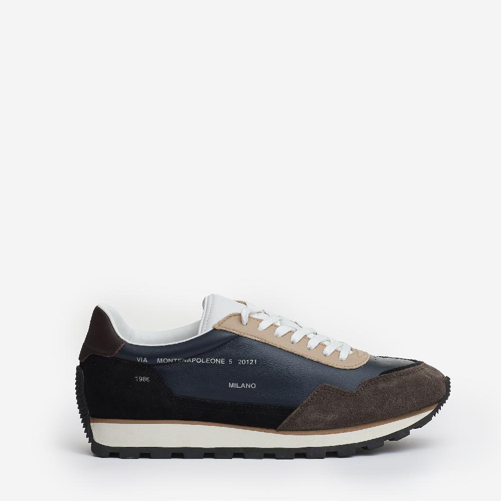 Sorelle Perego running 86er camoscio pelle nero blu tortora Hotsell